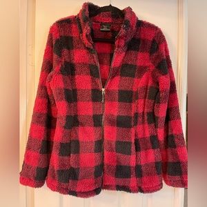 Plaid Fleece Jacket